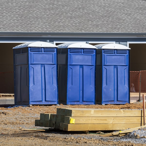 do you offer hand sanitizer dispensers inside the porta potties in Dighton MA